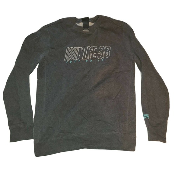 NIKE SB. MEN’S JUST‎ DO IT CREWNECK SWEATSHIRT SIZE Medium - Picture 1 of 7